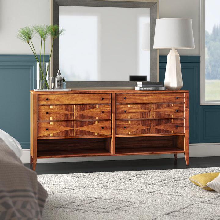 Camilla 6 Drawer 63'' W Double Dresser Mercury Row®