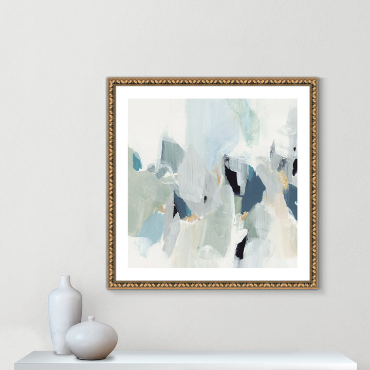 Little Talks III' by Isabelle Z - Painting Print Casa Fine Arts Size: 33.25" H x 33.25" W x 1.13" D Format: Gold Bead Framed Paper