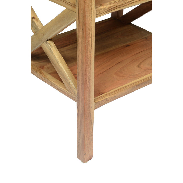 Yosaira Solid Wood End Table Gracie Oaks Color: Natural