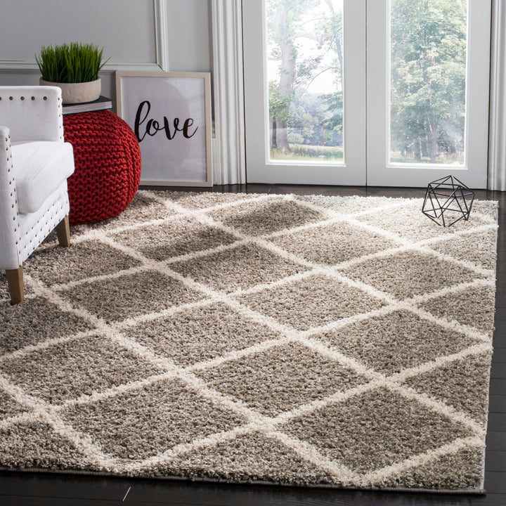 Darrol Performance Geometric Rug House of Hampton® Rug Size: Rectangle 6' x 9' Pile Height: Ultra Plush 2"
