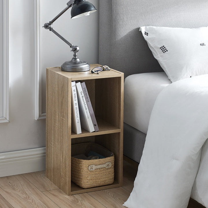 The College Cube Nightstand DormCo Color: Sonoma