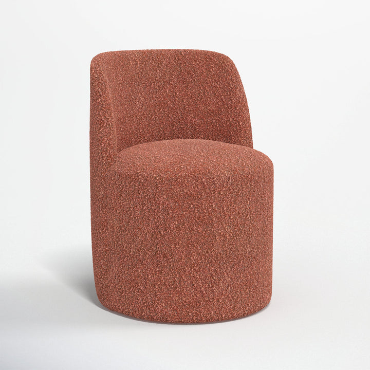 Begonia Dining Chair Joss & Main Upholstery Color: Plush Brick Boucle