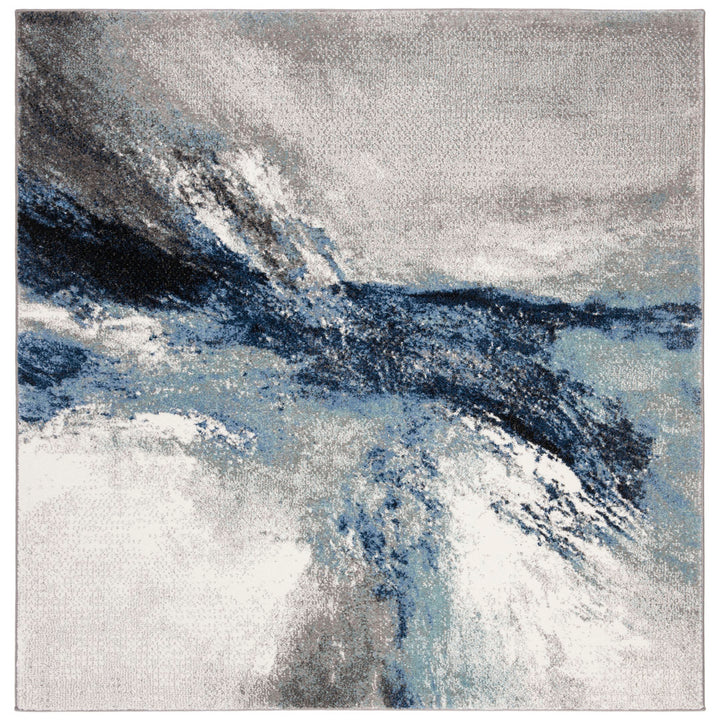 Elara Performance Abstract Rug 17 Stories Rug Size: Square 5'3"