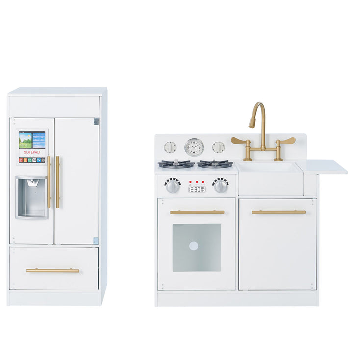 Little Chef Charlotte Modern Play Kitchen Teamson Kids Finish: White