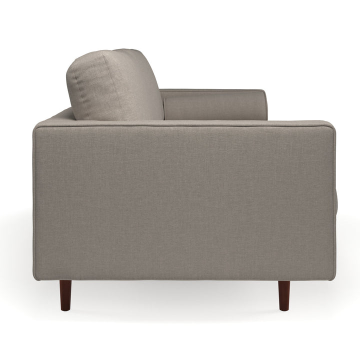 Geo 84" Upholstered Sofa AllModern Fabric: Grey Fabric
