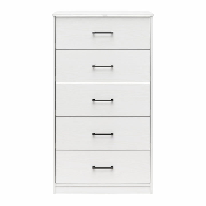 Grantville 5 Drawer Chest Zipcode Design™ Color: White