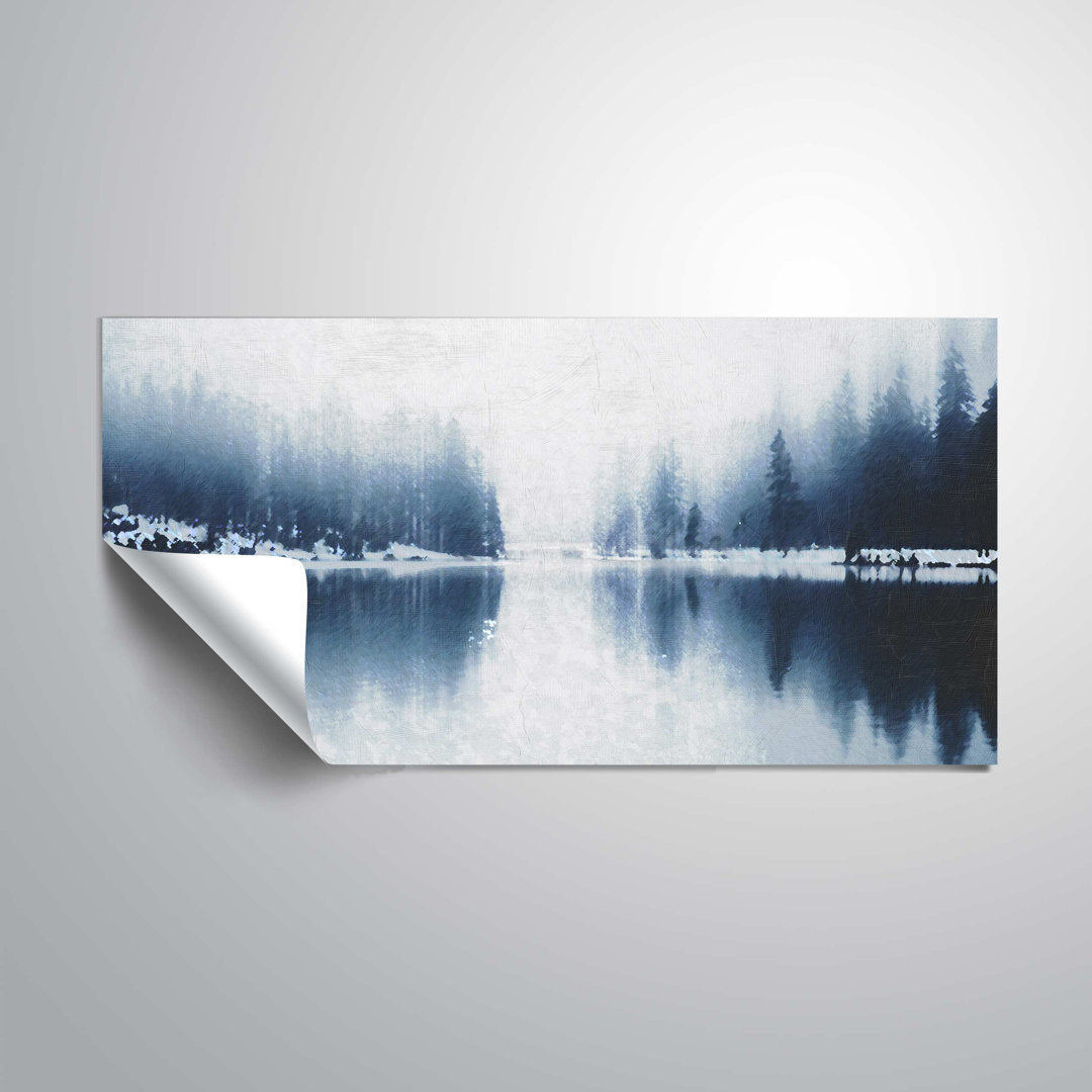 Bowstring Lake Minnesota - Print on Canvas Union Rustic Size: 24" H x 48" W Format: Vinyl