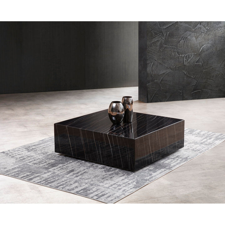 Gorvel Coffee Table Latitude Run® Color: Black