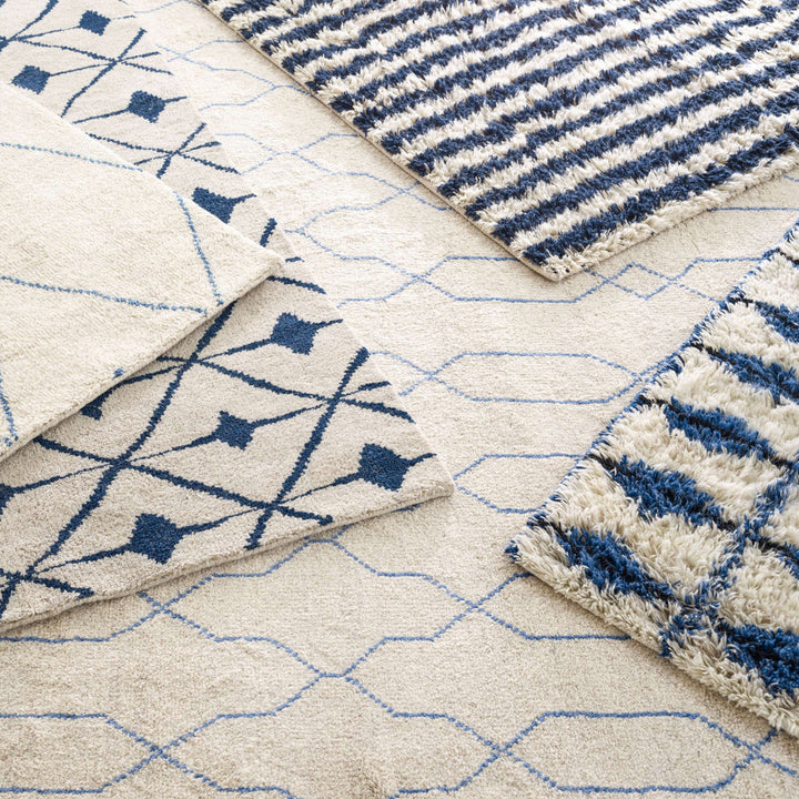 Noma Indigo Handwoven Wool Rug Dash and Albert Rugs Rug Size: Rectangle 6' x 9'