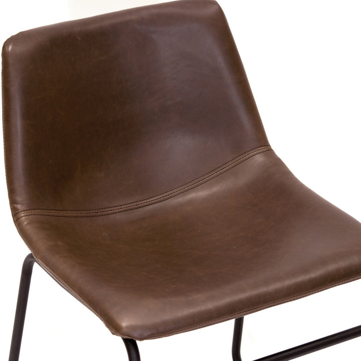 Tyrone Side Chair (Set of 2) Steelside™ Color: Dark Brown
