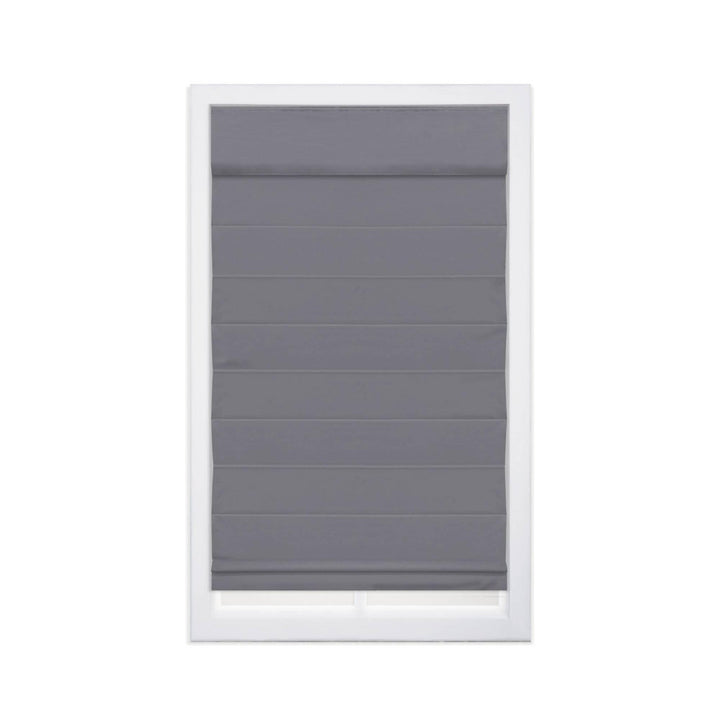 Cordless Blackout 100% Cotton Roman Shade with Cellular Shade Backing Symple Stuff Size: 45"W x 72"L Finish: Gray
