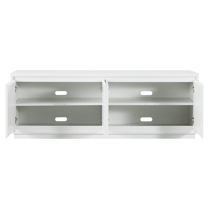 Presque TV Stand for TVs up to 78" Wade Logan® Color: White