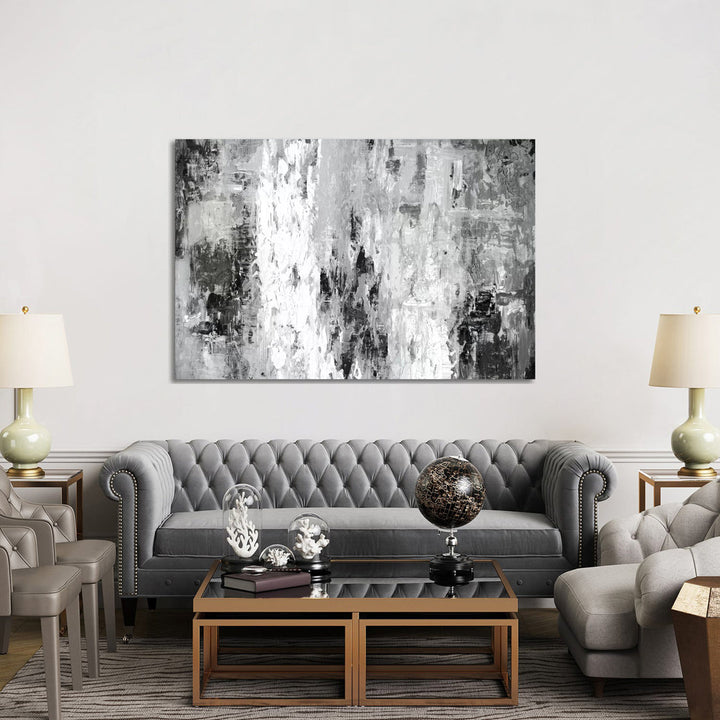 Black And White Abstract IV by PI Studio - Wrapped Canvas Print The Twillery Co.® Size: 12" H x 18" W x 1.5" D Format: Wrapped Canvas