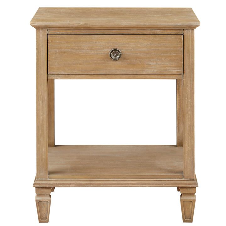 Victoria Bedside 1 Drawer Nightstand Canora Grey
