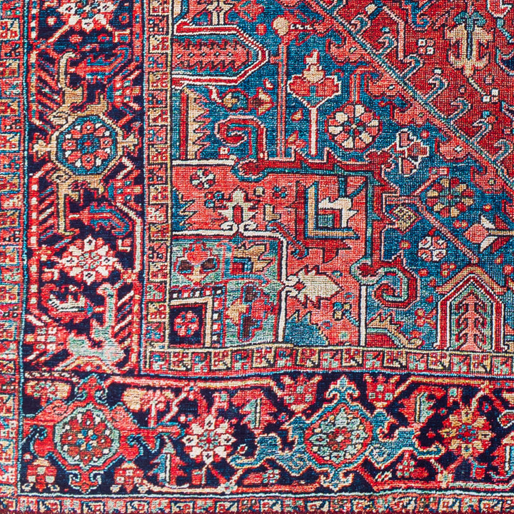 Fleckenstein Oriental Burgandy Area Rug Langley Street® Rug Size: Rectangle 7'6" x 9'6"