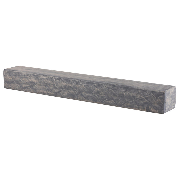 Rough Hewn Fireplace Shelf Mantel Dogberry Collections Depth: 6.25", Shelf Length: 48", Finish: Ash Gray