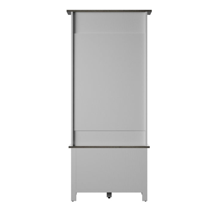 Cleobury Hall Tree with Bench and Shoe Storage Laurel Foundry Modern Farmhouse® Color: White