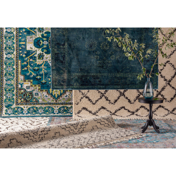 Beldale Blue Area Rug Trent Austin Design® Rug Size: Rectangle 5'3" x 7'6"