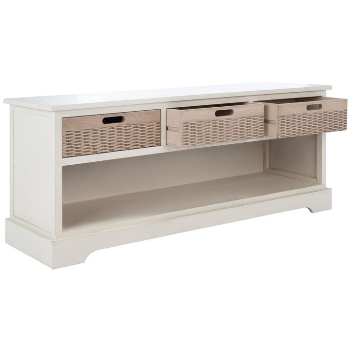 Hauge Drawers Storage Bench Breakwater Bay