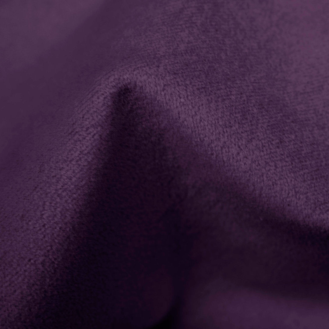 Kareem Upholstered Chaise Lounge Three Posts™ Teen Upholstery Color: Classic Aubergine Velvet, Leg Color: Espresso