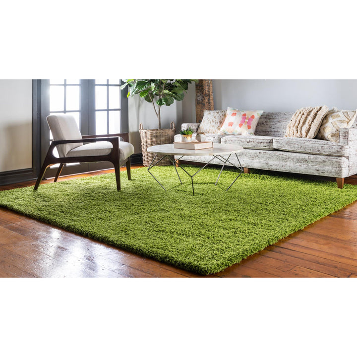 Torunn Grass Green Area Rug Ebern Designs Rug Size: Square 8'