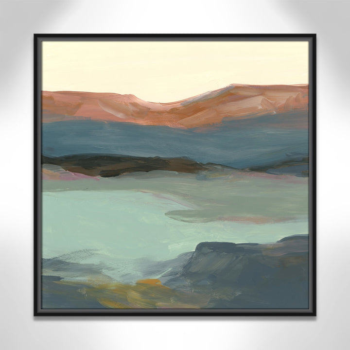 Rolling Bluffs by Carol Robinson - Painting Print Joss & Main Size: 25.5" H x 25.5" W x 2" D Format: Black Framed Canvas