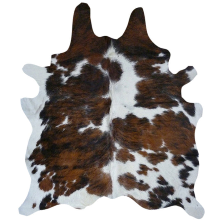 Paladin Handwoven Cowhide Brown/White Area Rug Loon Peak®