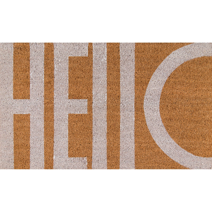 Aloha Hello 30" x 18" Non-Slip Indoor / Outdoor Door Mat Novogratz