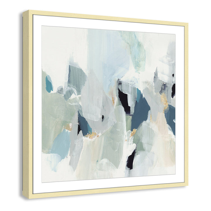 Little Talks II by Isabelle Z - Picture Frame Print on Canvas Casa Fine Arts Size: 32" H x 32" W x 1.25" D Format: Gold Picture Framed Paper