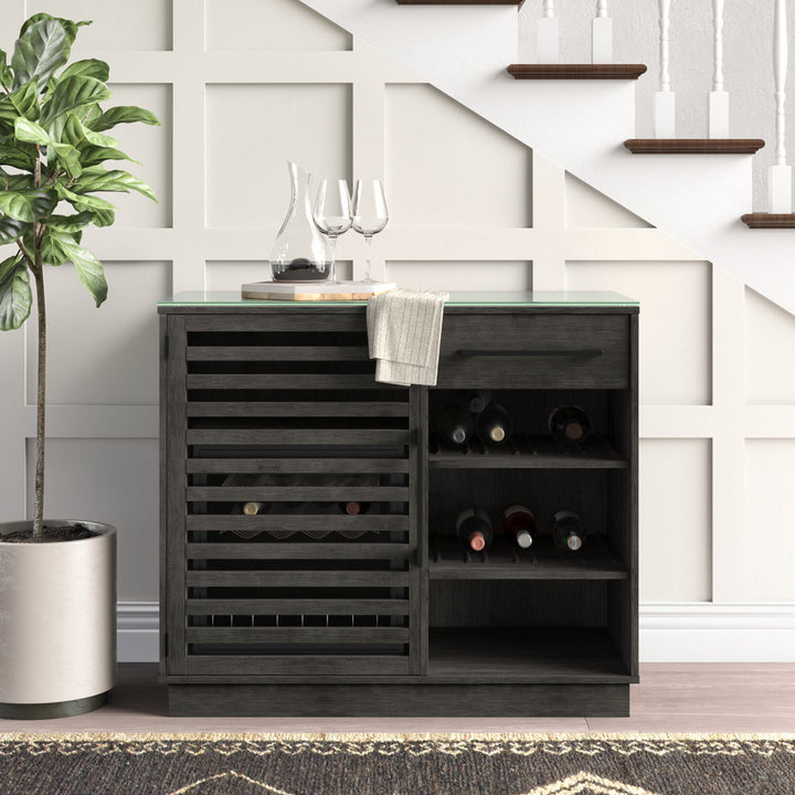 Williford Refrigerated Cooler Bar Cabinet Wade Logan® Color: Gray