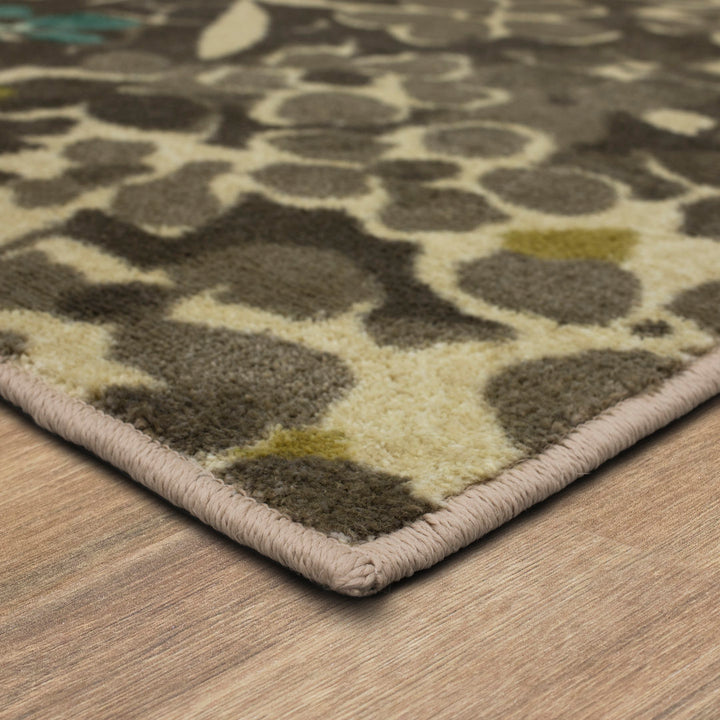 SantaCruz Blue/Green Traditional Floral Area Rug Andover Mills™ Rug Size: Rectangle 5' x 8'
