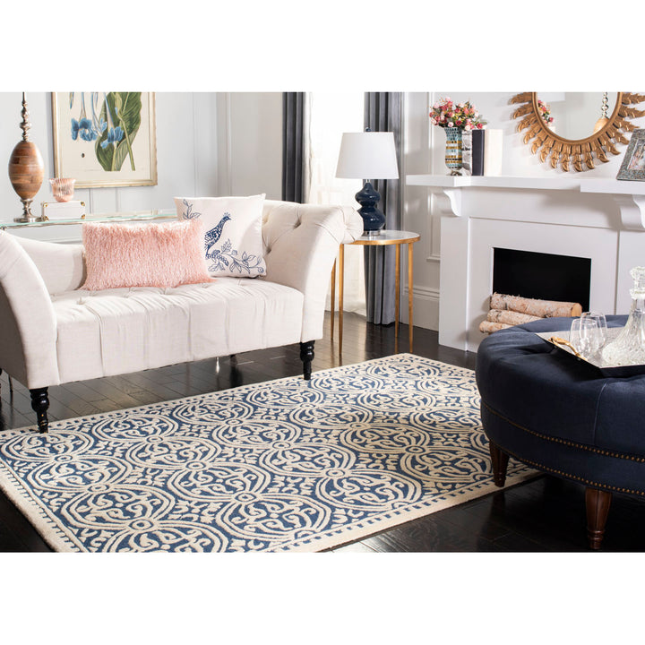 Sadik Hand Tufted Wool Geometric Rug Charlton Home® Rug Size: Rectangle 10' x 14'