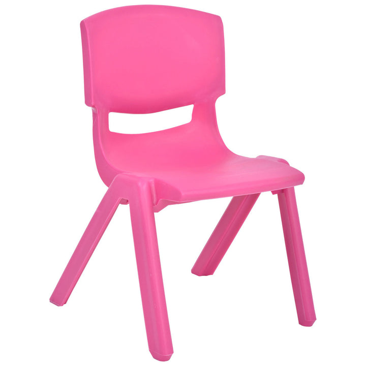 Tisbury 11" Kids Classroom Chair, Stackable Zoomie Kids Color: Rose