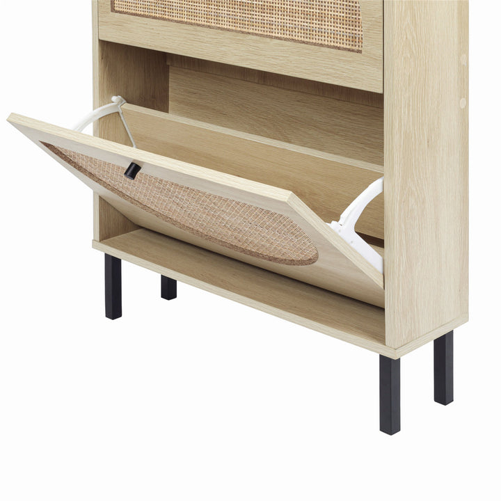Shoe Storage Cabinet Bay Isle Home™ Finish: Natural