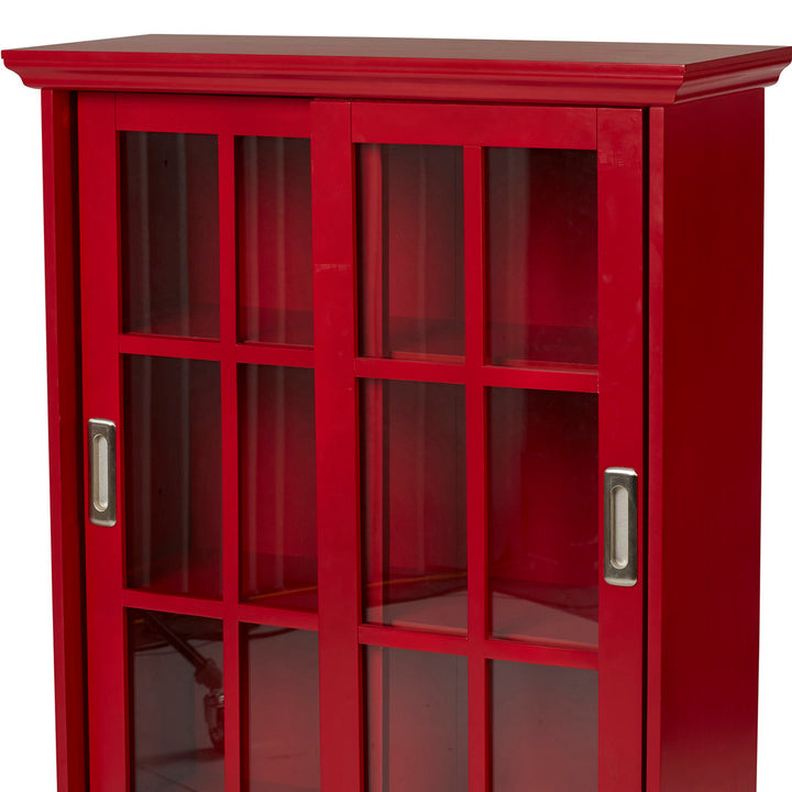 51" H x 31.75" W Standard Bookcase Andover Mills™ Color: Red