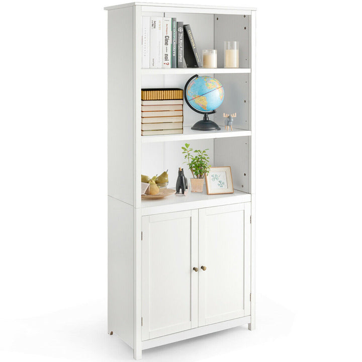 Aydan 71.5" H x 29" W Standard Bookcase Three Posts™ Color: White