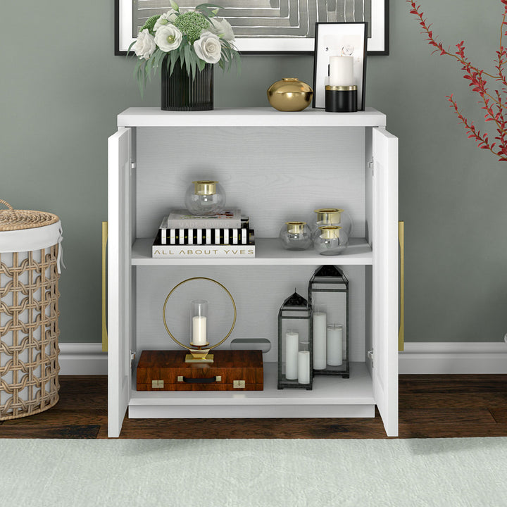 Tillman Accent Cabinet Wade Logan® Color: White
