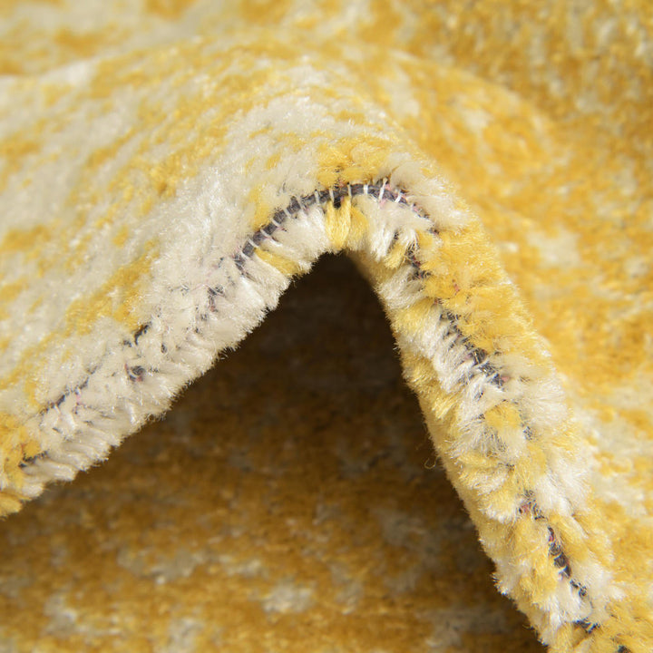 Oriental Yellow Area Rug Charlton Home® Rug Size: Rectangle 9' x 12'2"