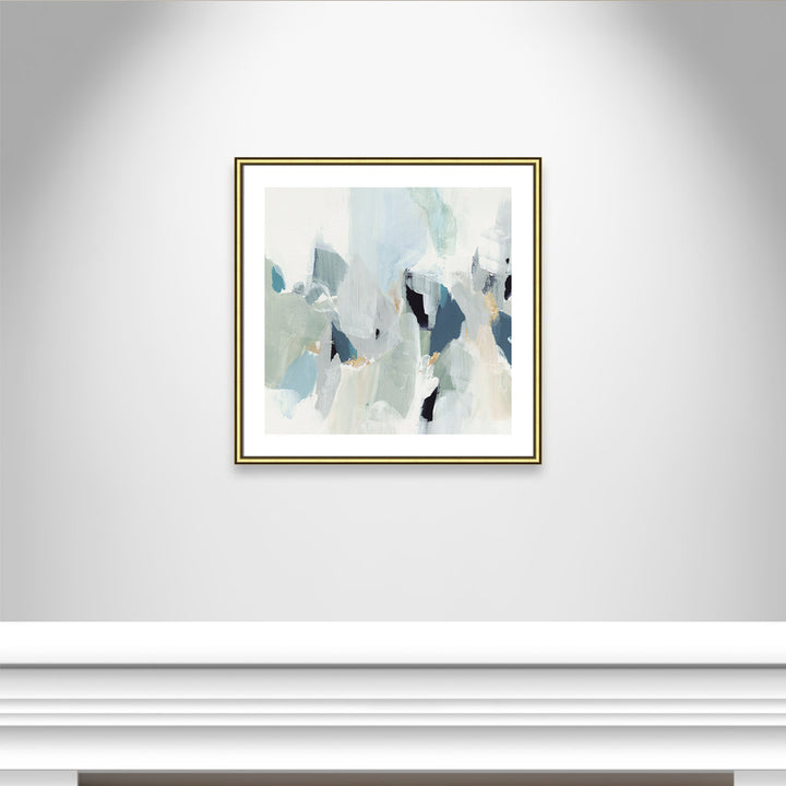 Little Talks III' by Isabelle Z - Painting Print Casa Fine Arts Size: 28.75" H x 28.75" W x 0.88" D Format: Gold Framed Paper