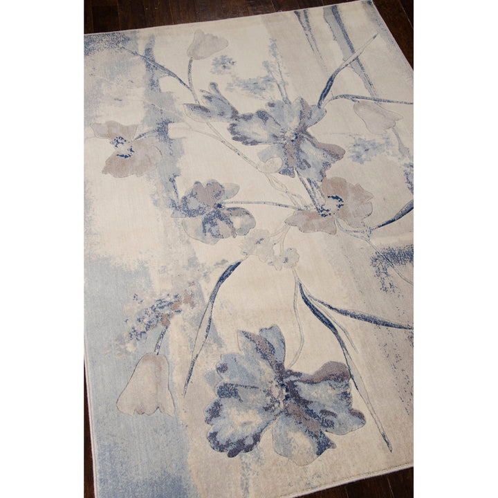 Arnim Floral Blue/Ivory Area Rug Lark Manor™ Rug Size: Rectangle 2'6" x 4'