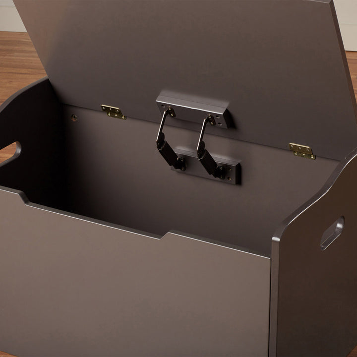 Akena Harriet Bee Toy Storage Bench Harriet Bee Finish: Espresso Brown