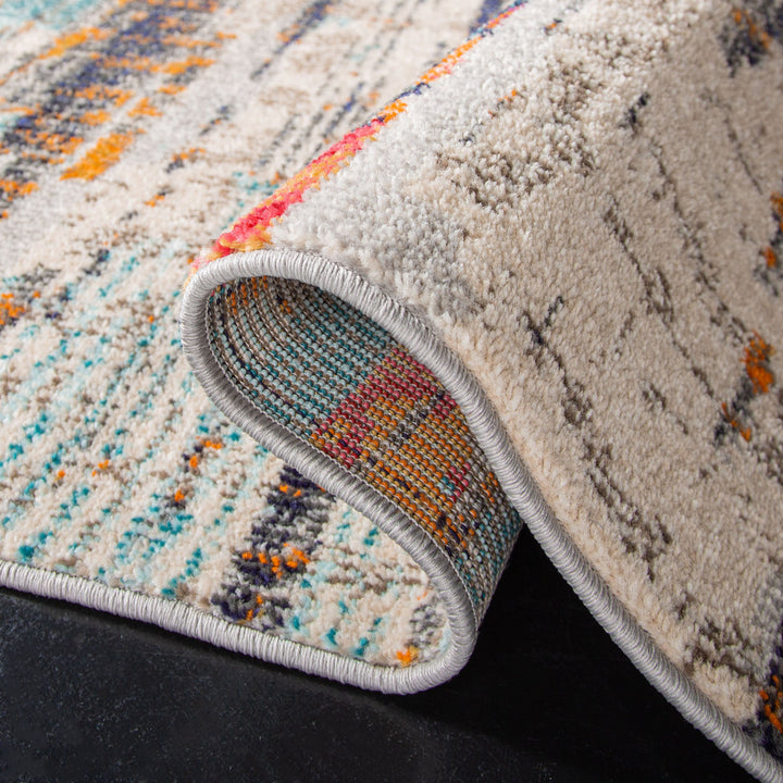 Riccio Abstract Ivory/Multi Area Rug Trent Austin Design® Rug Size: Square 6'7"