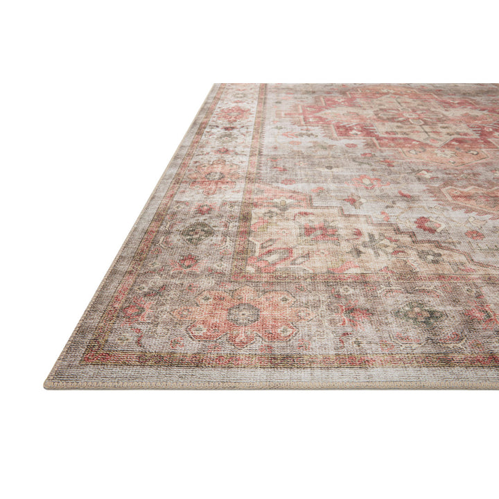 Jujhar Oriental Dove/Spice Area Rug Bungalow Rose Rug Size: Rectangle 2'3" x 3'9"