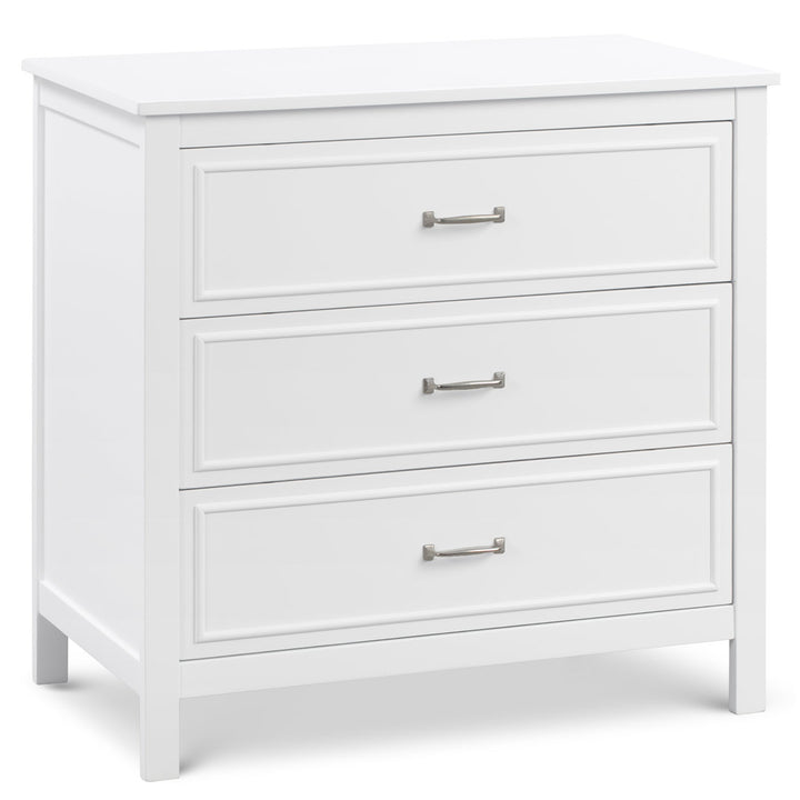 Charlie 3 Drawer Dresser daVinci Color: White