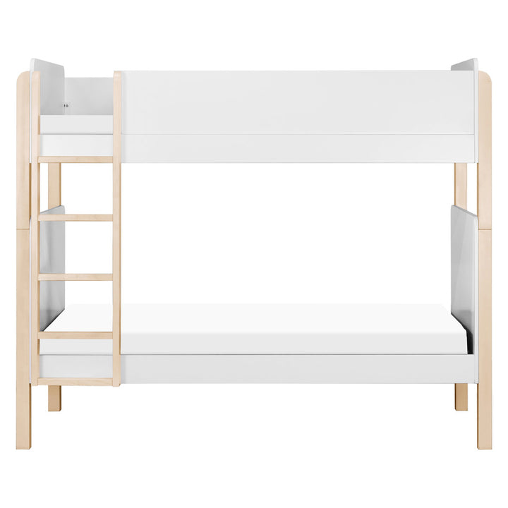 TipToe Twin Bunk Bed babyletto Color: White/Light Brown