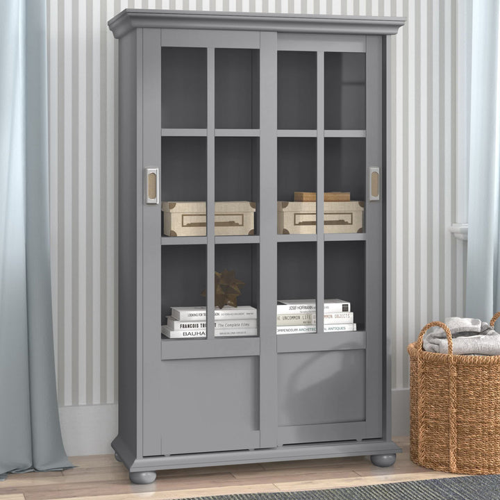 51" H x 31.75" W Standard Bookcase Andover Mills™ Color: Gray