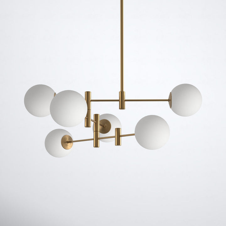 Vika 6 - Light Unique / Statement Linear Chandelier AllModern