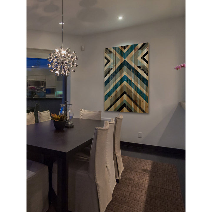 Climbing Vees - Print on Wood Wrought Studio™ Size: 45" H x 30" W x 1.5" D