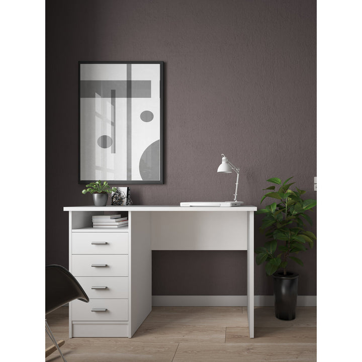 Rushayne Desk Orren Ellis Color: White