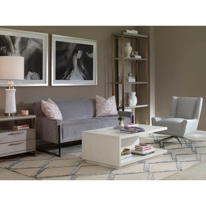 Libby Langdon Dune Coffee Table with Storage Fairfield Chair